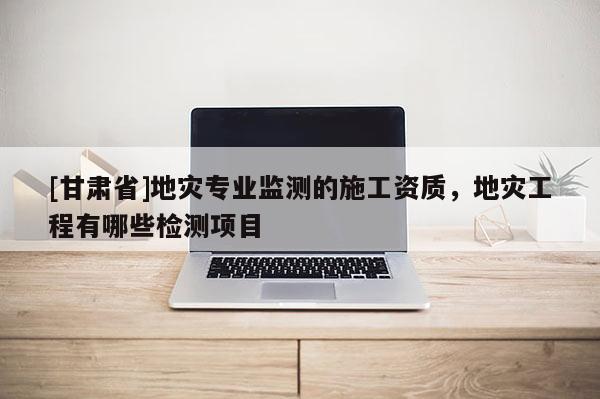 [甘肃省]地灾专业监测的施工资质，地灾工程有哪些检测项目