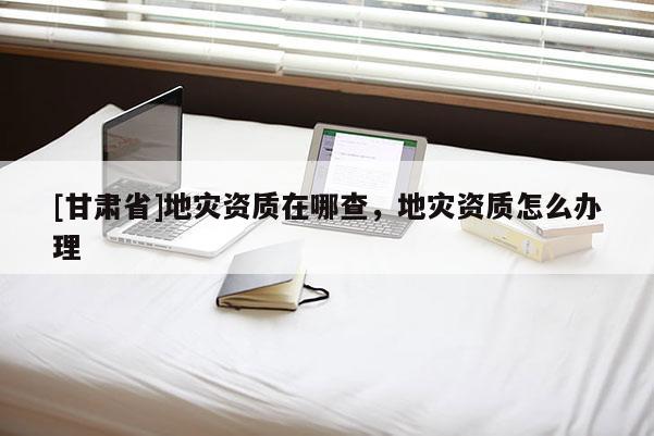 [甘肃省]地灾资质在哪查，地灾资质怎么办理