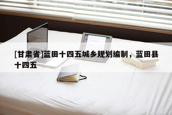 [甘肃省]蓝田十四五城乡规划编制，蓝田县十四五