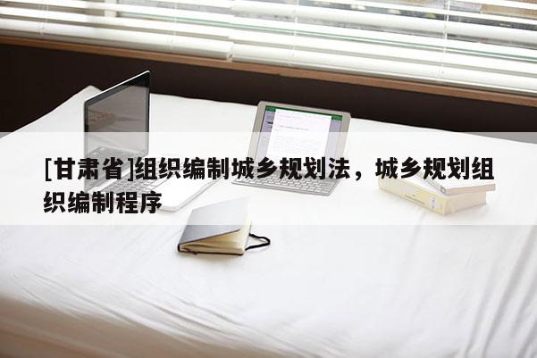 [甘肃省]组织编制城乡规划法，城乡规划组织编制程序