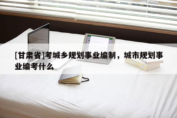 [甘肃省]考城乡规划事业编制，城市规划事业编考什么
