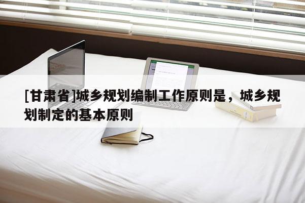 [甘肃省]城乡规划编制工作原则是，城乡规划制定的基本原则