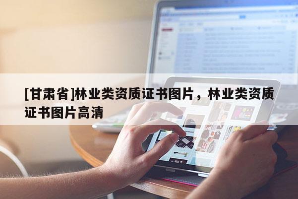 [甘肃省]林业类资质证书图片，林业类资质证书图片高清