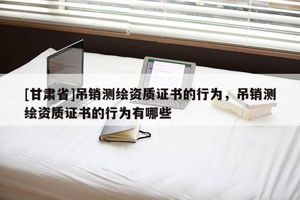 [甘肃省]吊销测绘资质证书的行为，吊销测绘资质证书的行为有哪些