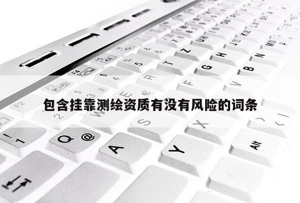 包含挂靠测绘资质有没有风险的词条