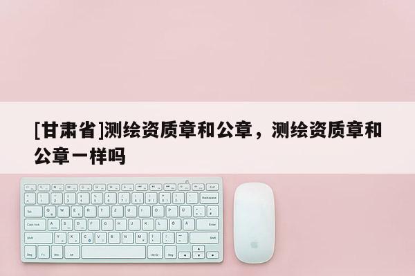 [甘肃省]测绘资质章和公章，测绘资质章和公章一样吗