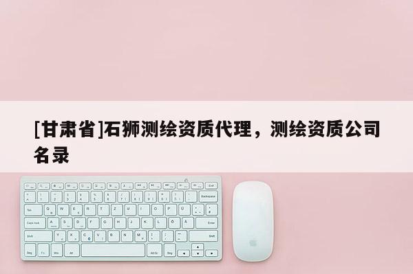 [甘肃省]石狮测绘资质代理，测绘资质公司名录