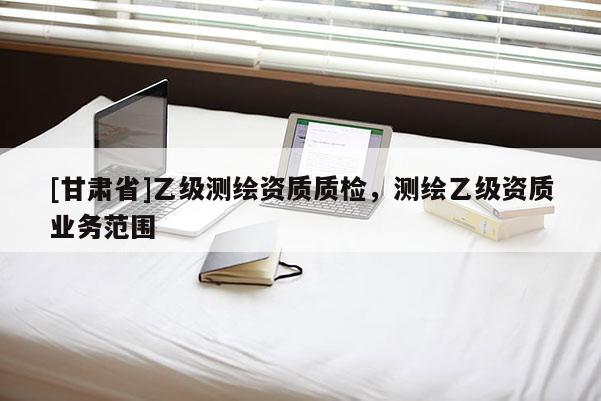 [甘肃省]乙级测绘资质质检，测绘乙级资质业务范围