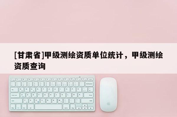 [甘肃省]甲级测绘资质单位统计，甲级测绘资质查询