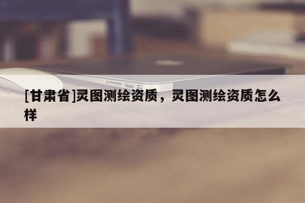 [甘肃省]灵图测绘资质，灵图测绘资质怎么样