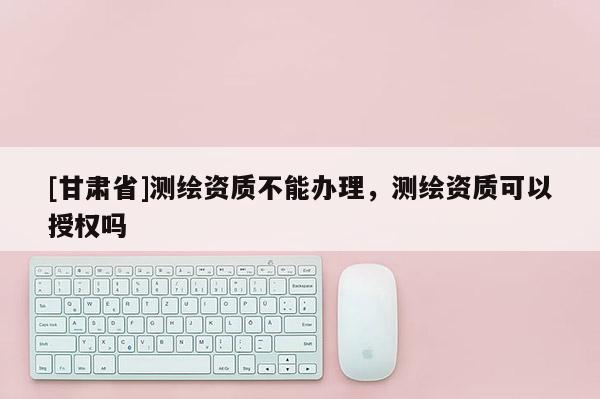 [甘肃省]测绘资质不能办理，测绘资质可以授权吗