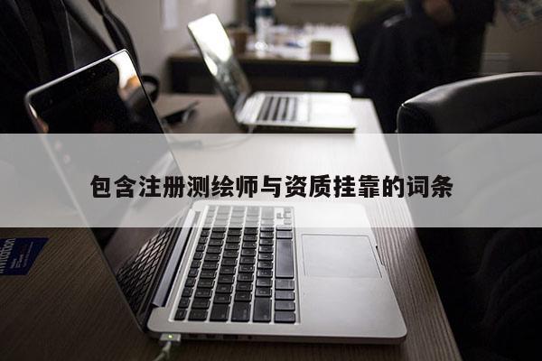 包含注册测绘师与资质挂靠的词条