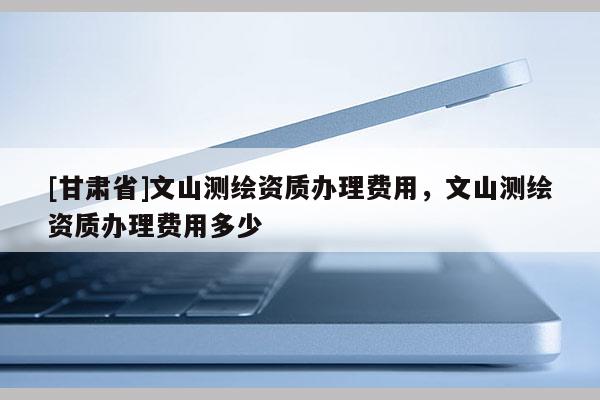 [甘肃省]文山测绘资质办理费用，文山测绘资质办理费用多少