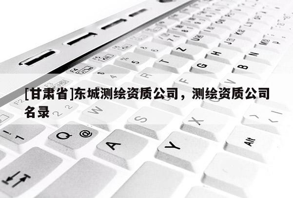 [甘肃省]东城测绘资质公司，测绘资质公司名录
