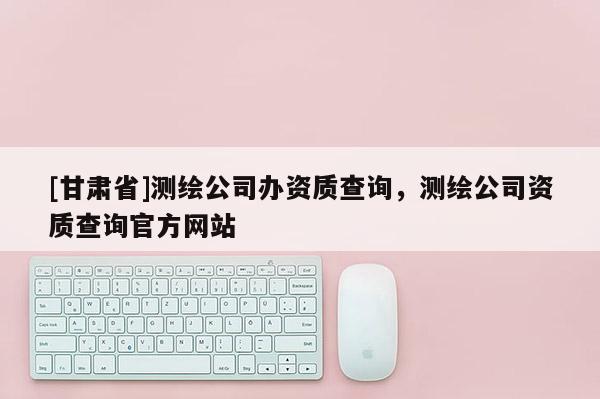 [甘肃省]测绘公司办资质查询，测绘公司资质查询官方网站