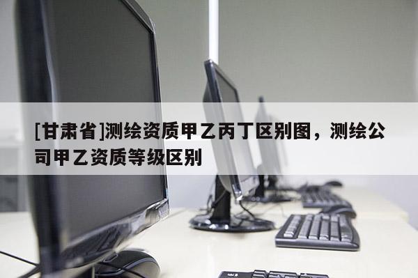 [甘肃省]测绘资质甲乙丙丁区别图，测绘公司甲乙资质等级区别