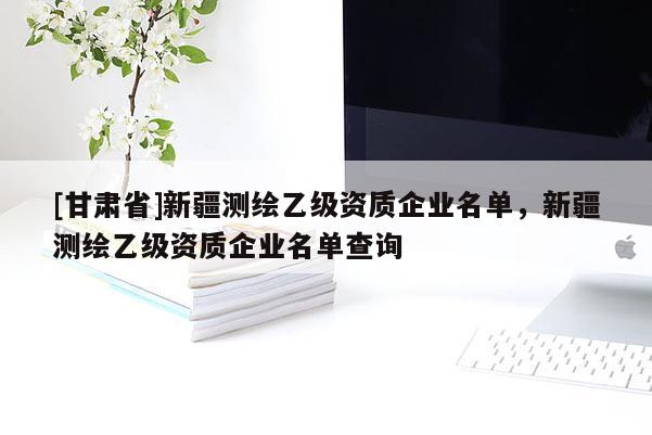 [甘肃省]新疆测绘乙级资质企业名单，新疆测绘乙级资质企业名单查询